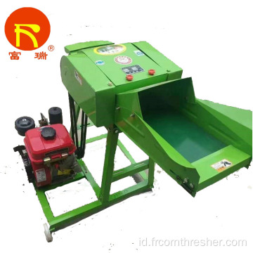 Mesin Bensin Didorong Mesin Chaff Cutter Grain Crusher